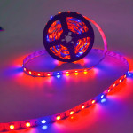 Світлодіодна LED стрічка для рослин, повний спектр, USB, 5V, з датчиком керування.