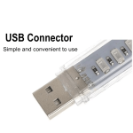 Світлодіодна лампа на гнучкій опорі USB повного спектру для вирощування рослин.