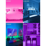 Світлодіодна стрічка RGB з пультом керування.