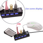 USB перемикач-концентратор 2,0 з 7 портами USB